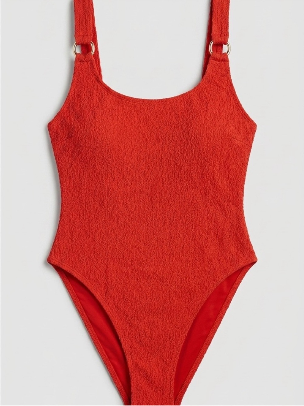 Rebecca Minkoff textured puréed pumpkin one piece swimsuit sz XS